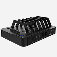 SAC 急速充電USBスタンド7ポート ブラック（型番：S7627Q3）